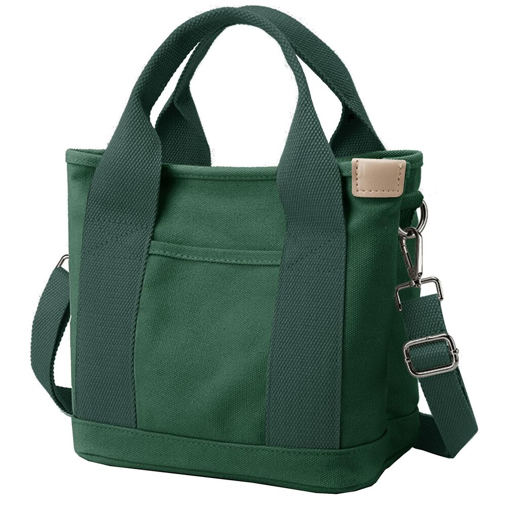 1612 Small Tote Bag with Zipper Tote Bag Canvas Crossbody Bag Shoulder Bag